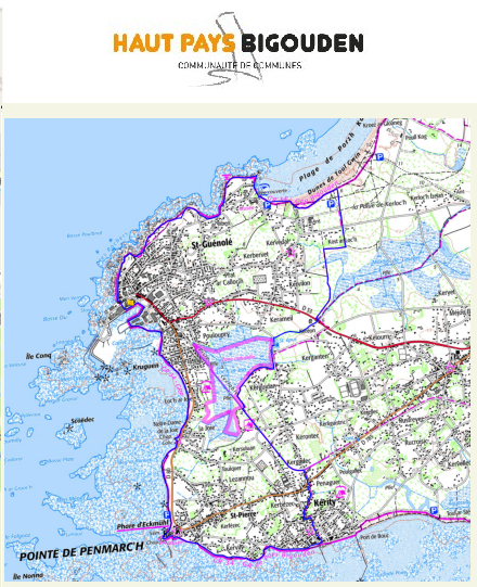 accs  la trace GPS de la randonne