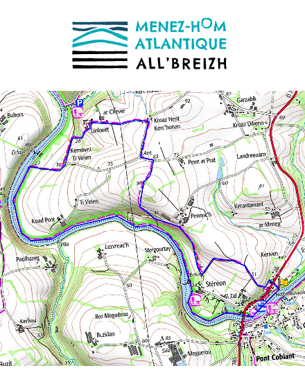 accs  la trace GPS de la randonne