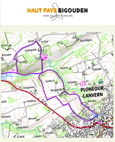 accs  la trace GPS de la randonne