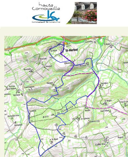 accs  la trace GPS de la randonne