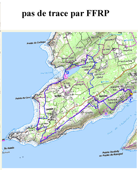 accs  la trace GPS de la randonne