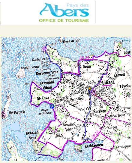 accs  la trace GPS de la randonne