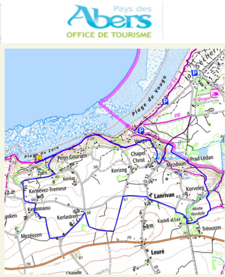 accs  la trace GPS de la randonne