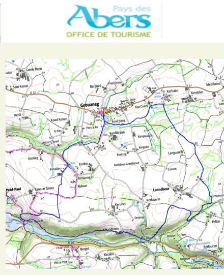 accs  la trace GPS de la randonne