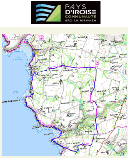 accs  la trace GPS de la randonne