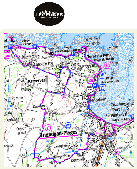 accs  la trace GPS de la randonne