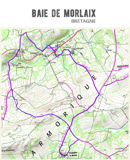 accs  la trace GPS de la randonne