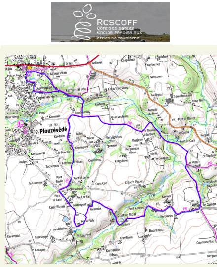 accs  la trace GPS de la randonne