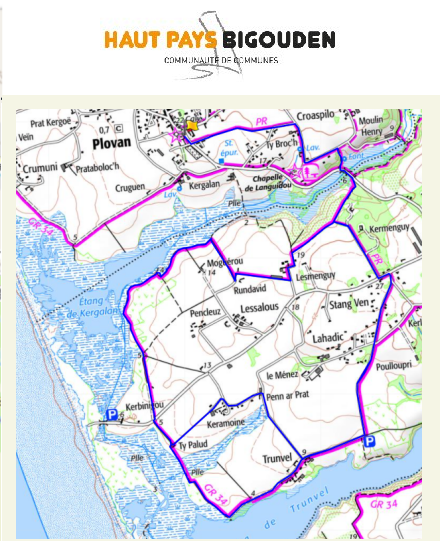 accs  la trace GPS de la randonne