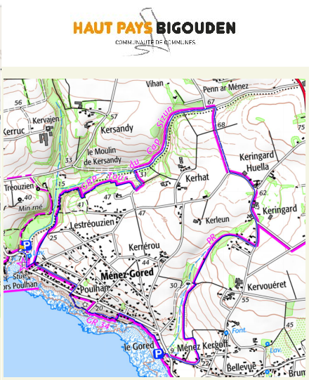 accs  la trace GPS de la randonne