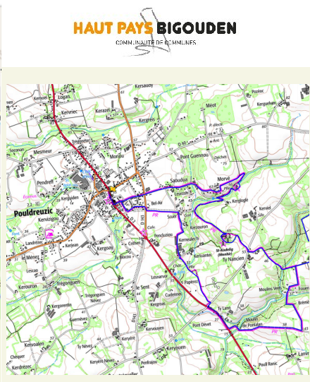 accs  la trace GPS de la randonne