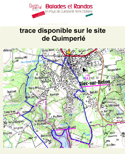 accs  la trace GPS de la randonne