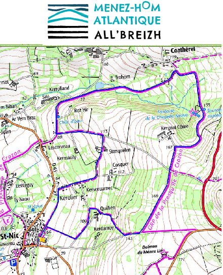 accs  la trace GPS de la randonne