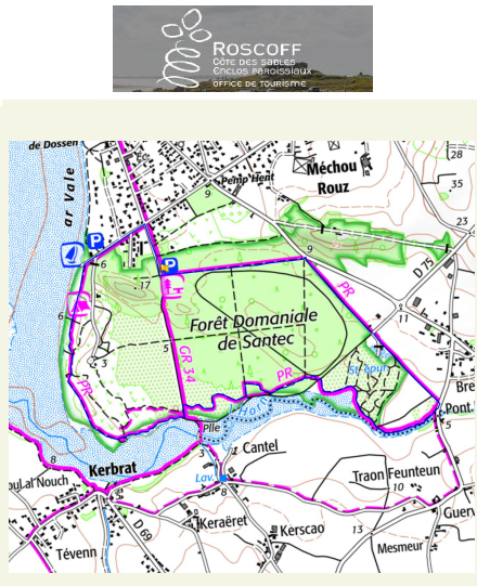 accs  la trace GPS de la randonne