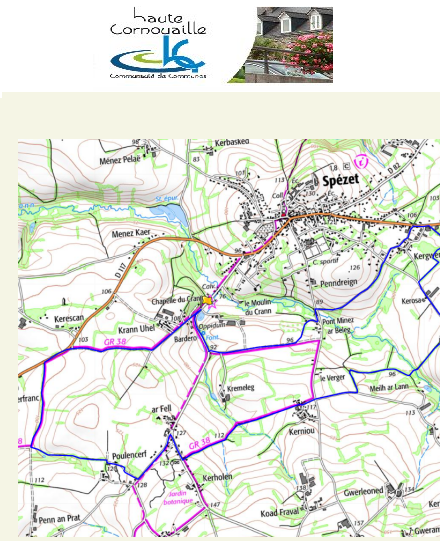 accs  la trace GPS de la randonne