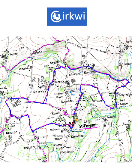 accs  la trace GPS de la randonne