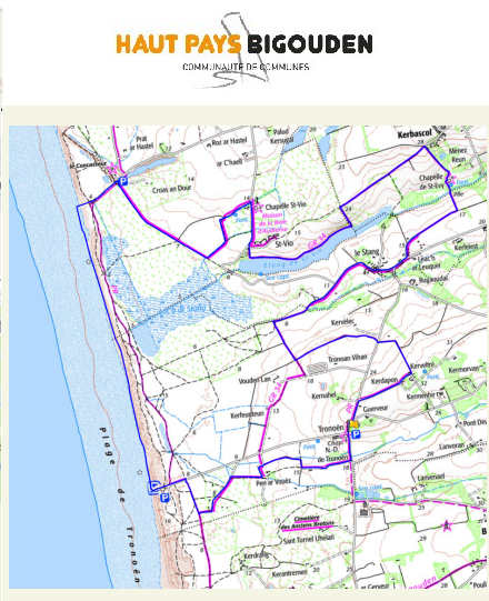 accs  la trace GPS de la randonne