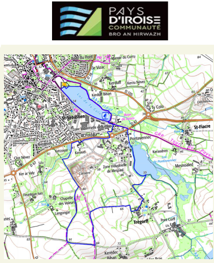 accs  la trace GPS de la randonne