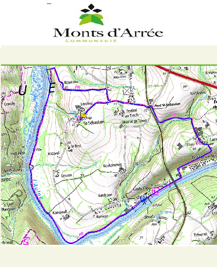 accs  la trace GPS de la randonne