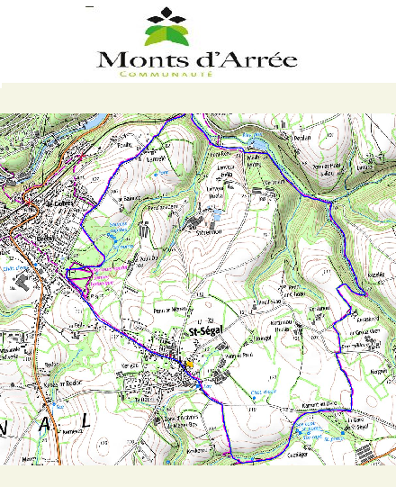 accs  la trace GPS de la randonne