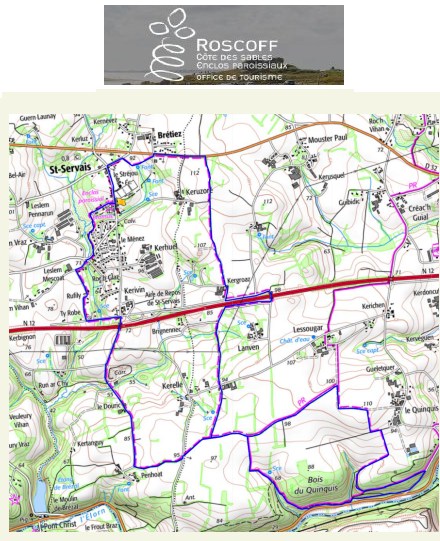 accs  la trace GPS de la randonne