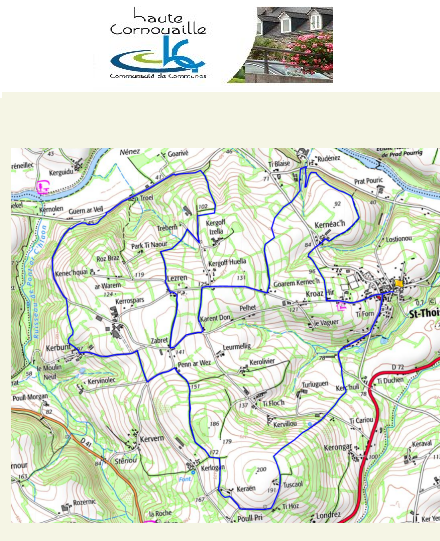 accs  la trace GPS de la randonne