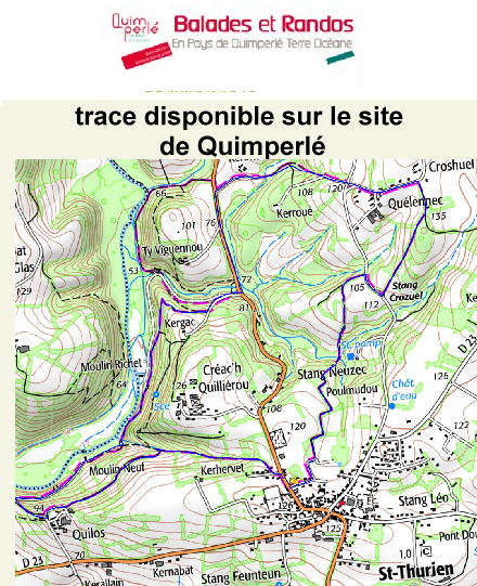 accs  la trace GPS de la randonne