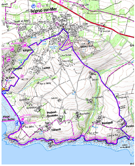 accs  la trace GPS de la randonne