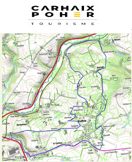 accs  la trace GPS de la randonne