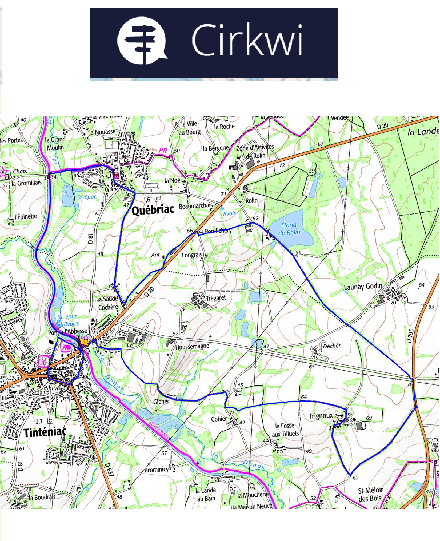 acc�s � la trace GPS de la randonn�e