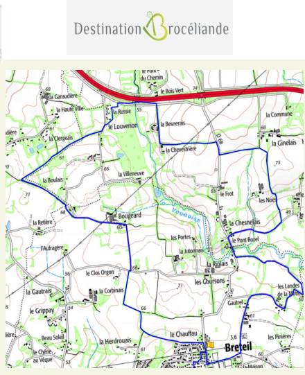 accs  la trace GPS de la randonne