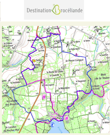 accs  la trace GPS de la randonne