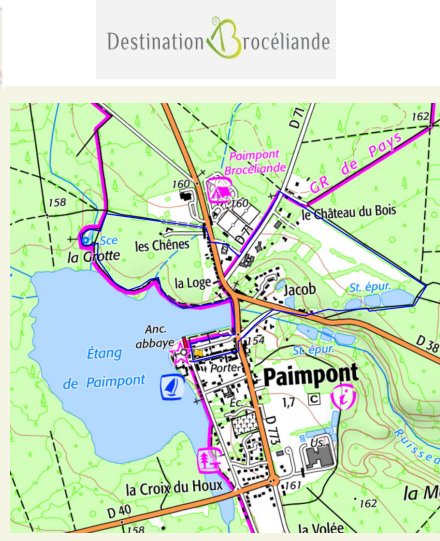 accs  la trace GPS de la randonne