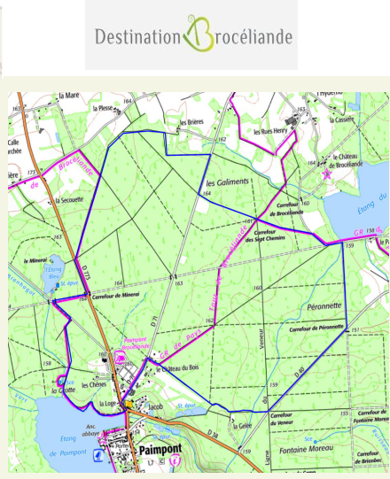 accs  la trace GPS de la randonne