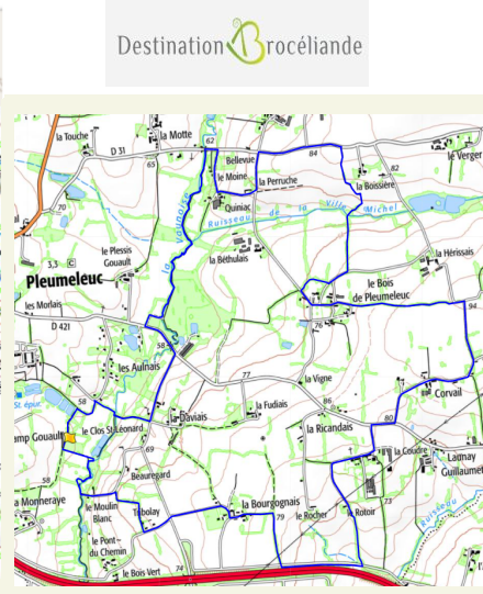 accs  la trace GPS de la randonne