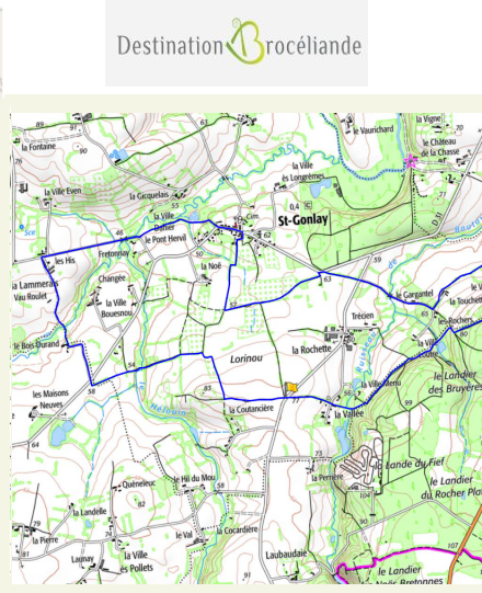 accs  la trace GPS de la randonne