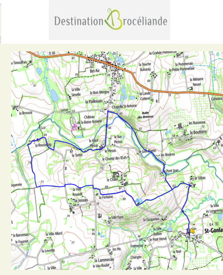 accs  la trace GPS de la randonne