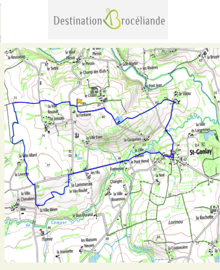 accs  la trace GPS de la randonne