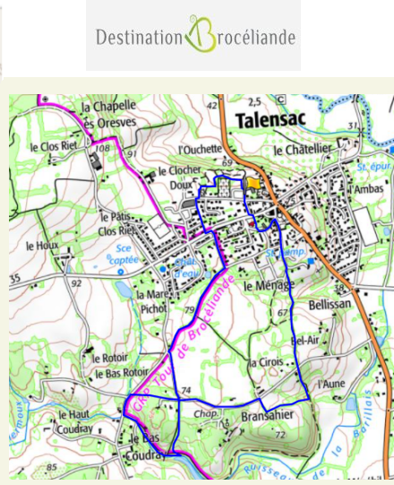 accs  la trace GPS de la randonne