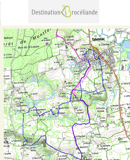 accs  la trace GPS de la randonne