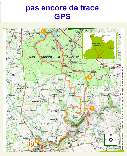 accs  la trace GPS de la randonne