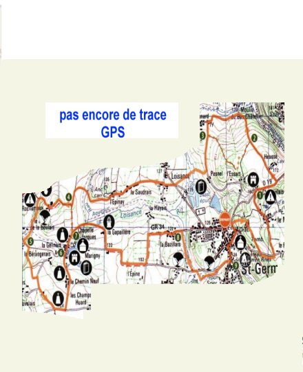 accs  la trace GPS de la randonne