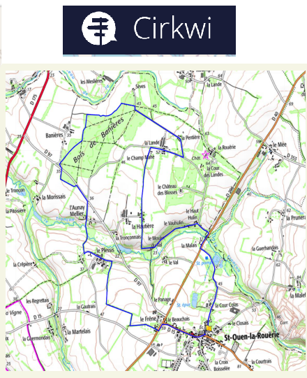 accs  la trace GPS de la randonne