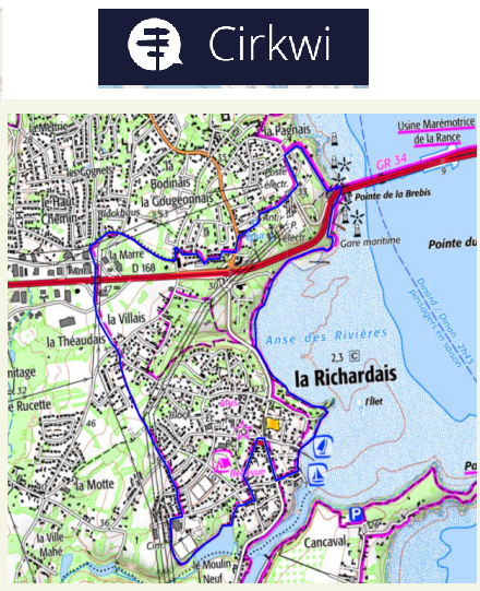 accs  la trace GPS de la randonne