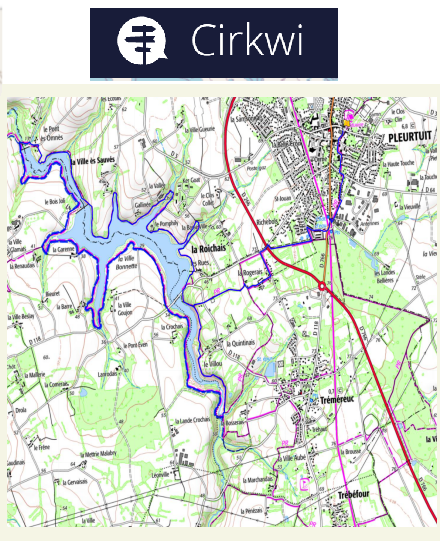 accs  la trace GPS de la randonne