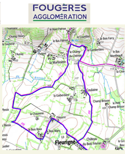 accs  la trace GPS de la randonne