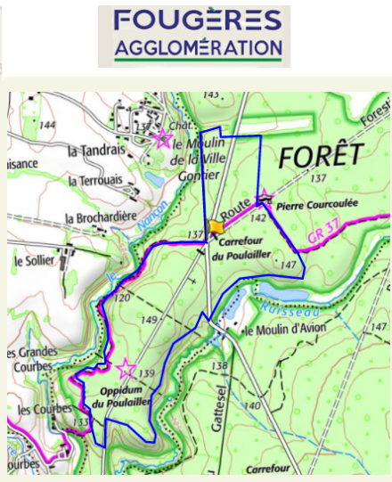 accs  la trace GPS de la randonne