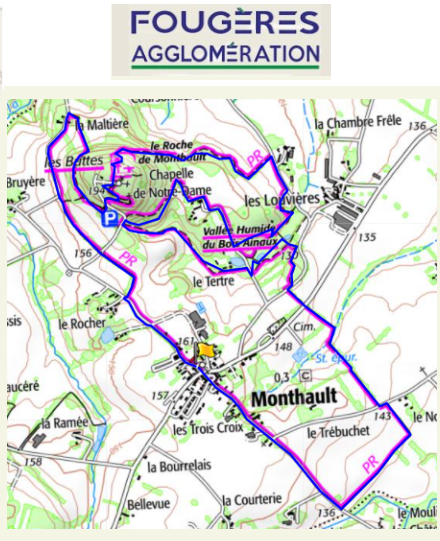 accs  la trace GPS de la randonne