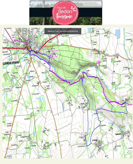 accs  la trace GPS de la randonne