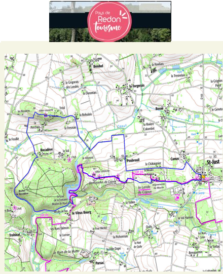 accs  la trace GPS de la randonne